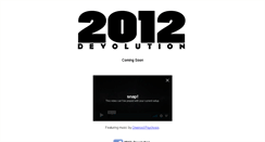 Desktop Screenshot of 2012-devolution.com